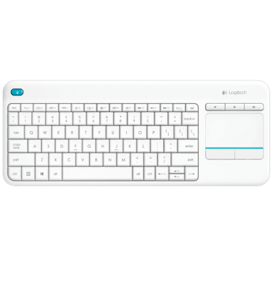 Keyboard Wireless K400 Plus Bianca