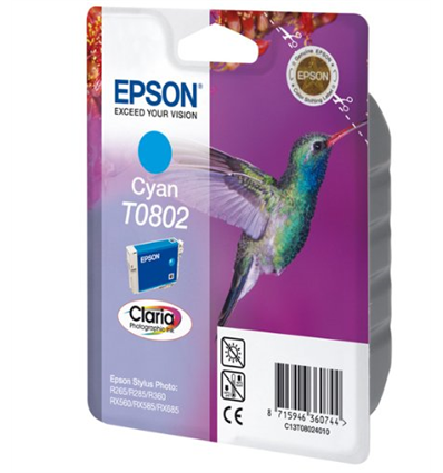 Epson T0802 Tinte C13T08024011 cyan