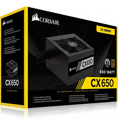 Alimentatore Corsair CX650 650W ATX New