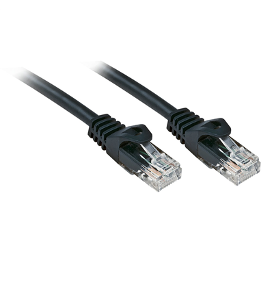 Cavo di rete Cat.6 U/UTP Basic Nero, 2m