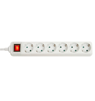 Multipresa Lindy 6 ingressi Schuko con interruttore