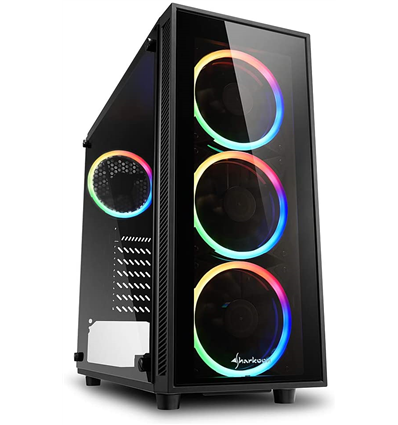 Case Midi Tower Sharkoon TG4 ARGB Nero ATX