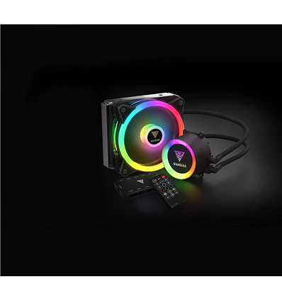 GAMDIAS RAFF.LIQUIDO CHIONE E2-120R 2*FAN ARGB TELECOMANDO + SYNC SOFTWARE