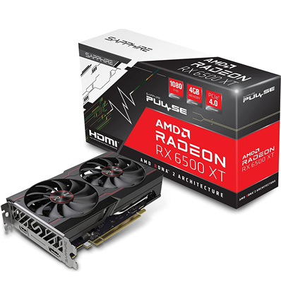 Scheda Video SAPPHIRE Pulse RADEON RX 6500 XT 4GB Gaming OC GDDR6 (UEFI)