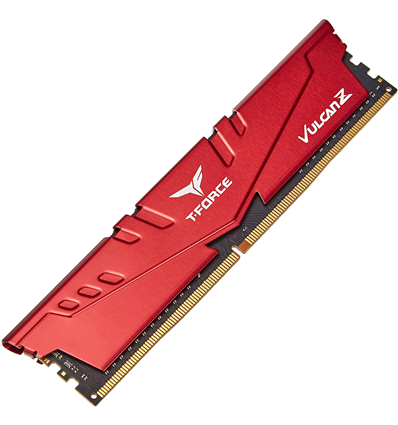 Memoria RAM DDR4 16GB PC 3200 Teamgroup T-Force Vulcan Z TLZRD416G3200HC16F01 rot