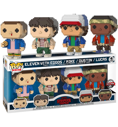 Funko Pop - Stranger Things - 8-Bit Kids 4-Pack (Exclusive)