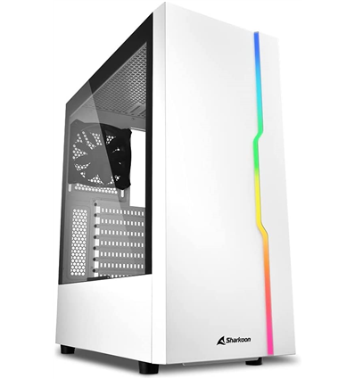 Case Mid Tower Sharkoon RGB Slider white