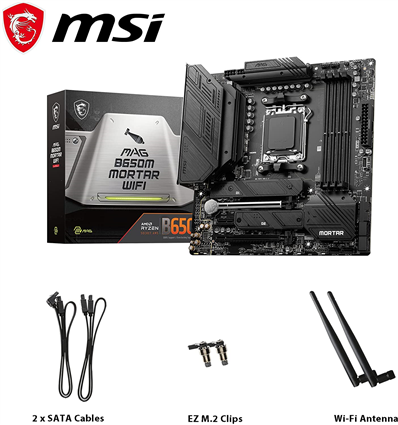 Scheda Madre MSI MAG B650M MORTAR WIFI (AM5) mATX