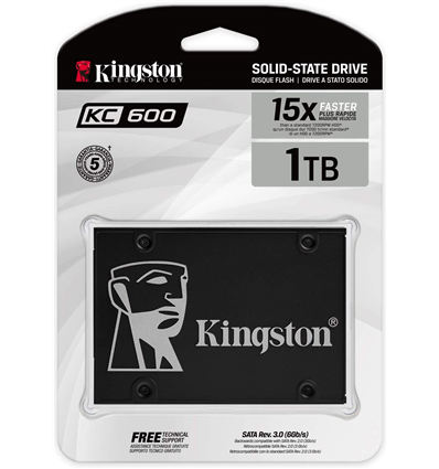 SSD Kingston KC600 1TB Sata3 SKC600/1024G 2,5