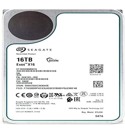 HDD Seagate Exos X16 ST16000NM001G 16TB Sata 256MB