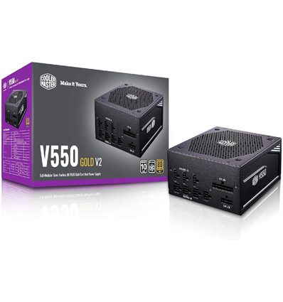 Alimentatore Cooler Master V550 Gold V2, 550W 80Plus Gold 135mm Fan Modulare