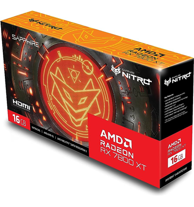 Scheda Video SAPPHIRE NITRO+ RADEON RX 7800 XT 16GB Gaming OC GDDR6 (UEFI)
