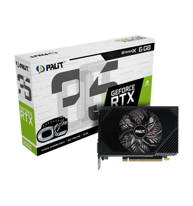 Scheda Video Palit GeForce® RTX 3050 6GB StormX OC