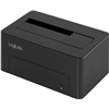 HDD Dockingstation LogiLink Quickport USB 3.1 Gen 2 1-Port für 2,5/3,5 SATA HDD/SSD QP0027
