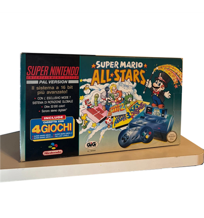 Super Nintendo Snes GIG edizione Super Mario All Stars completa